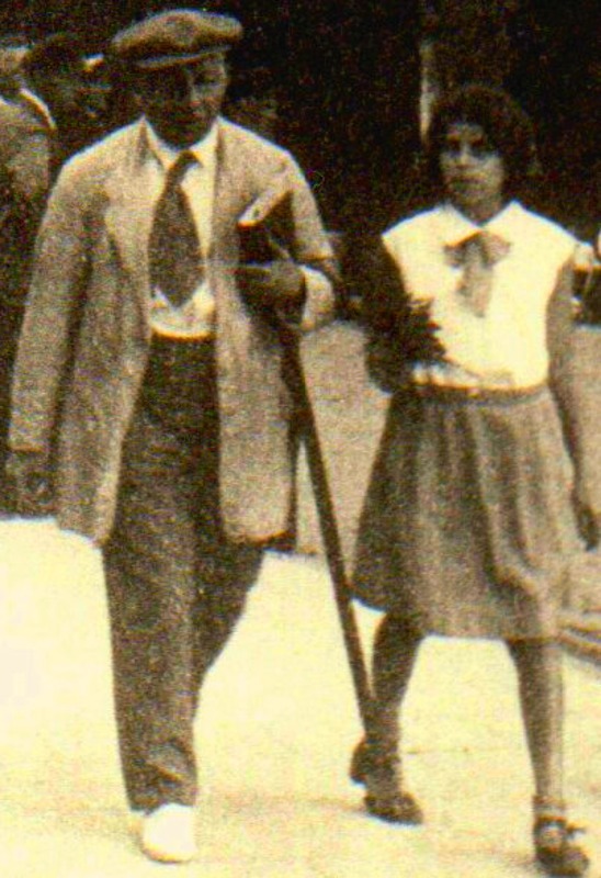 Fritz Citron mit Tochter Christa auf Rügen