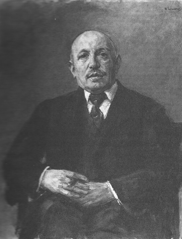 Samuel Fischer 1915, Ölgemälde von Max Liebermann