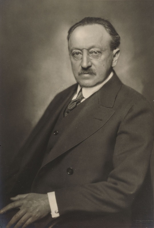 Ludwig Fulda vor 1906, Porträtfoto von Nicola Perscheid