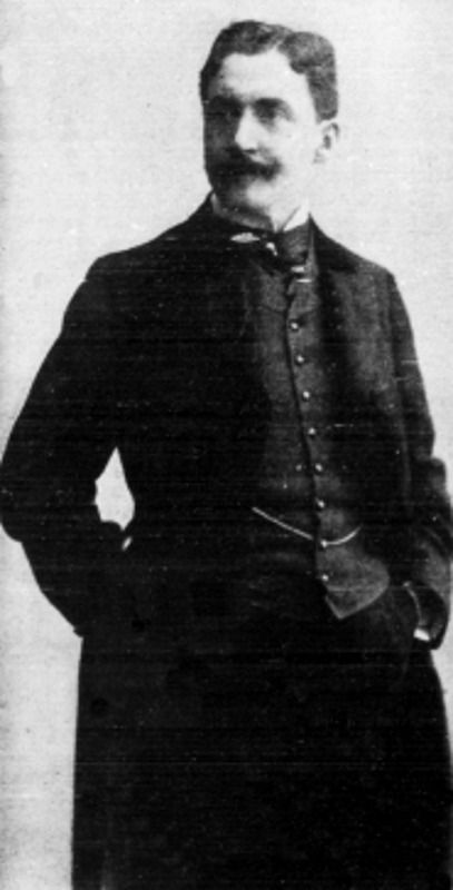 Alfred Hahn (Halm), Foto in der Zeitung „Der Tag“ vom 24. September 1902