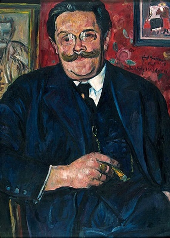 Adolf Heilborn, Gemälde von Erich Büttner