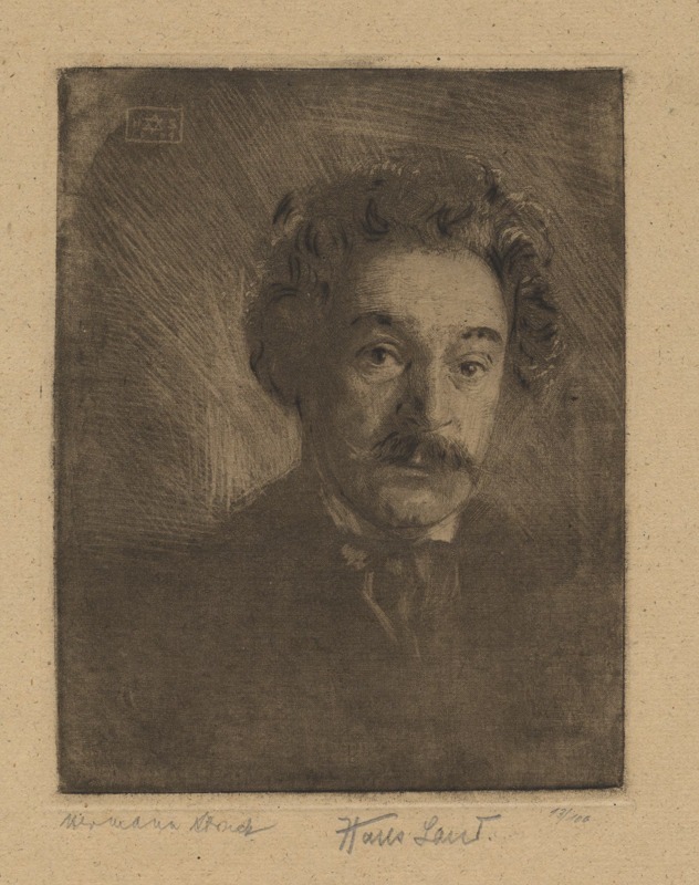 Hugo Landsberger (Hans Land), Porträt von Hermann Struck