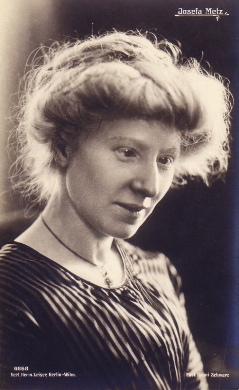 Josefa Metz, undatiertes Porträt