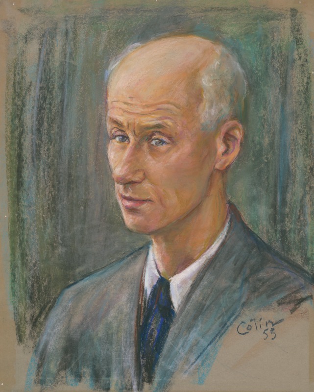 Ludwig Misch, Gemälde von Richard Colin