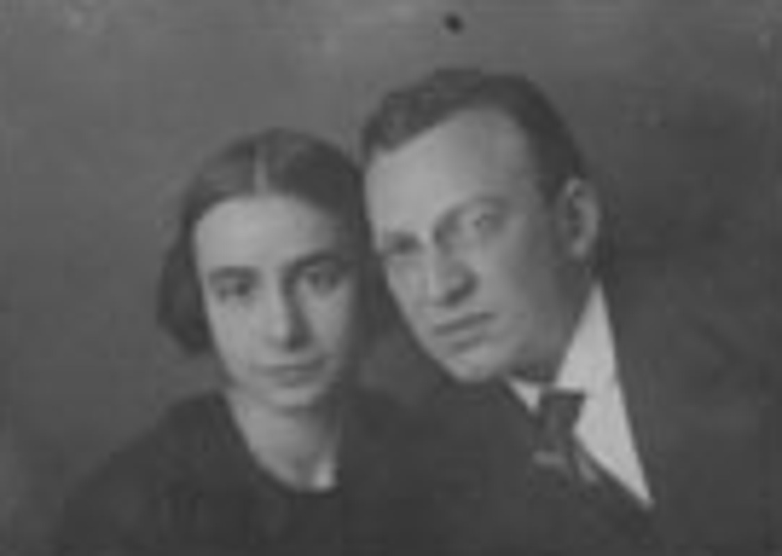 Portrait of David Baumgardt with Marie Zweig, 1913