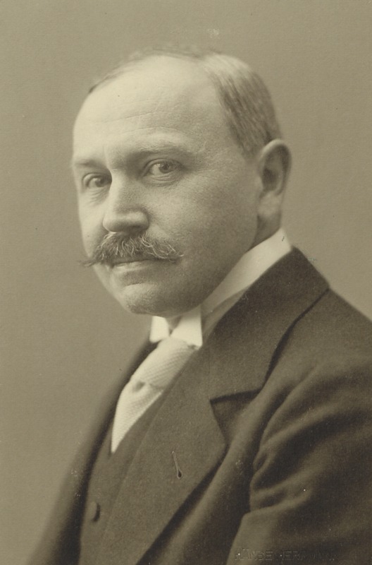 Paul Schüler, Porträtfoto aus dem Geburtstagsalbum von Rudolf Mosse 1913